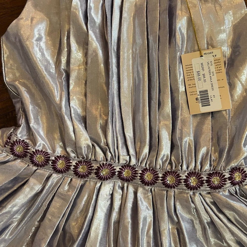 Velveteen Anila sleeveless dress. 6T - Picture 3 of 16